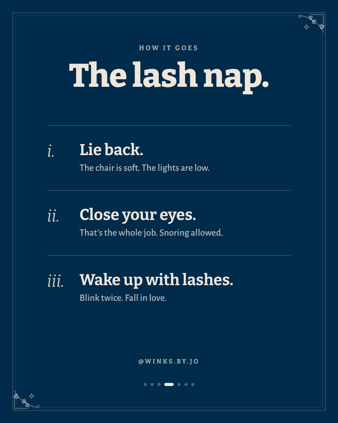 Launch · 4 · the lash nap